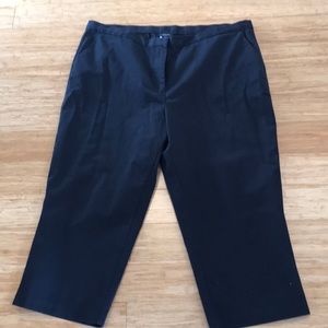 Lands End Navy Capri